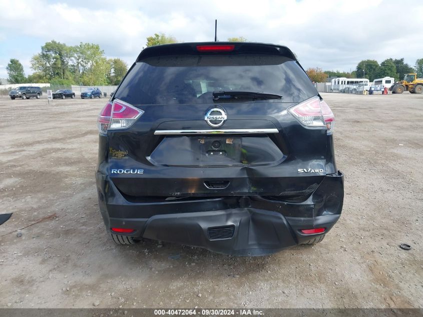 2016 Nissan Rogue S/Sl/Sv VIN: 5N1AT2MVXGC856214 Lot: 40472064