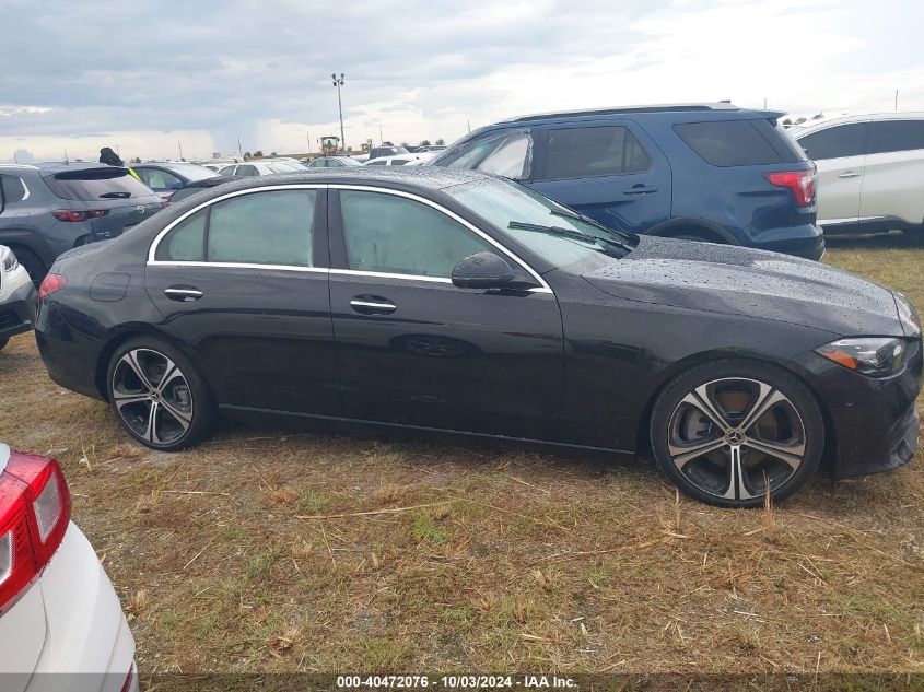VIN W1KAF4GB8PR085702 2023 MERCEDES-BENZ C 300 SEDAN