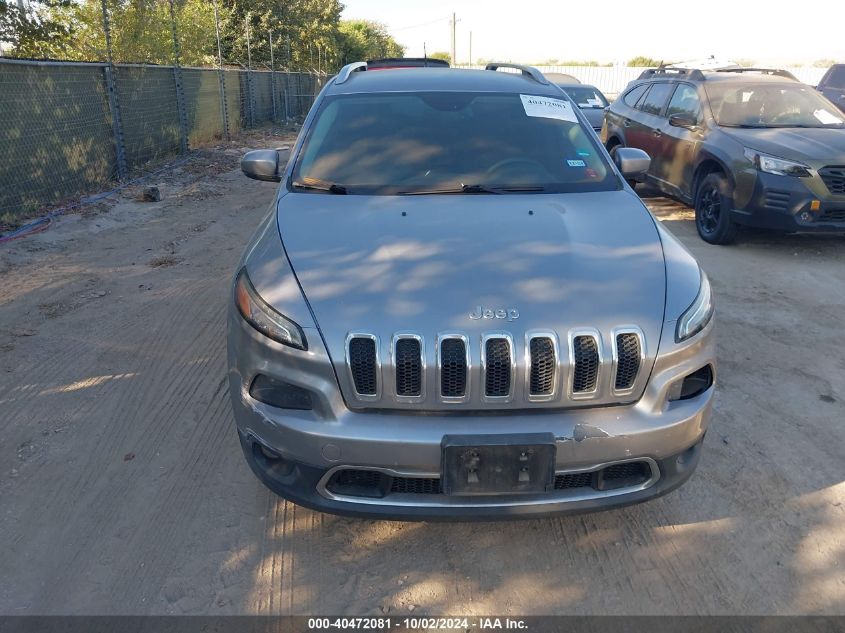 2014 Jeep Cherokee Limited VIN: 1C4PJLDB6EW130765 Lot: 40472081