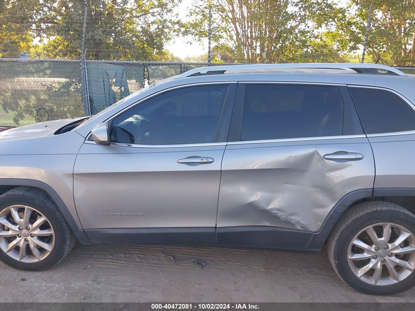 1C4PJLDB6EW130765 2014 Jeep Cherokee Limited