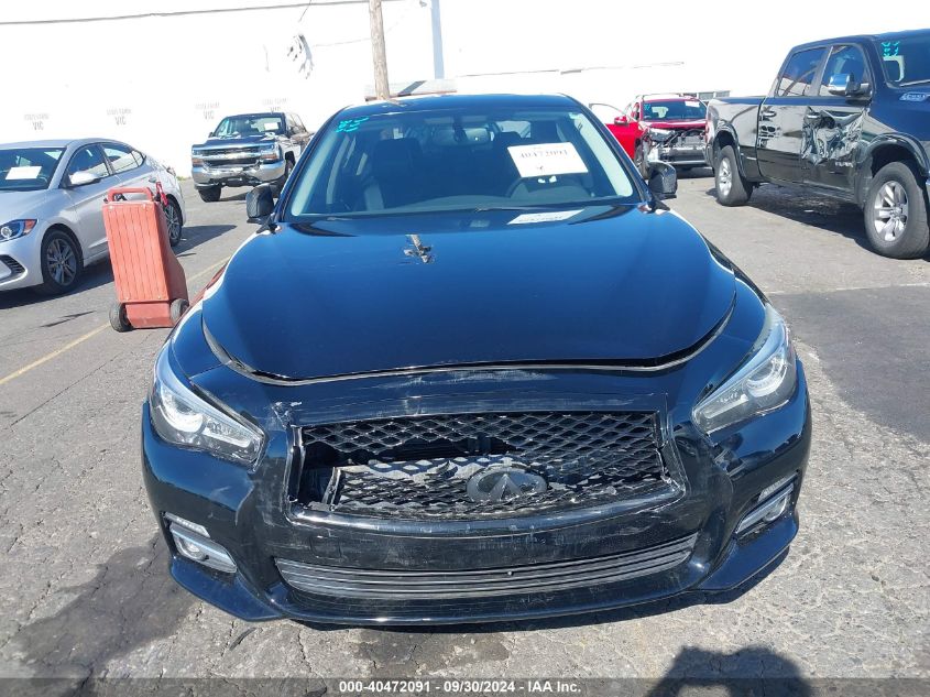 2016 Infiniti Q50 3.0T Premium VIN: JN1EV7AP8GM306123 Lot: 40472091