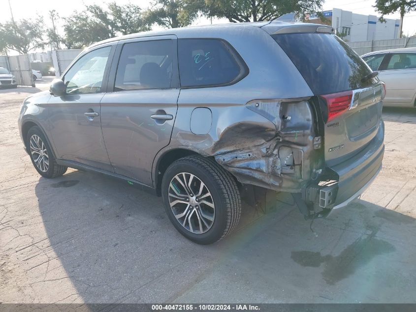 2017 Mitsubishi Outlander Es VIN: JA4AD2A37HZ023046 Lot: 40472155