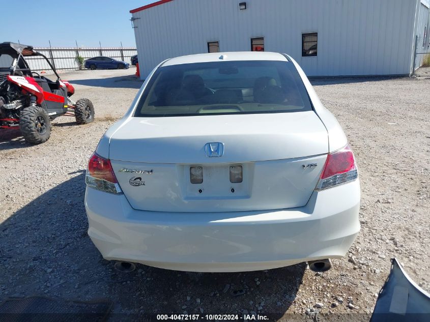 1HGCP3F85AA001598 2010 Honda Accord 3.5 Ex-L