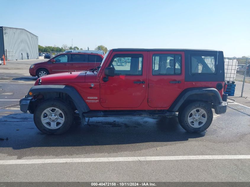 2010 Jeep Wrangler Unlimited Sport Rhd VIN: 1J4BZ3H1XAL143206 Lot: 40472158