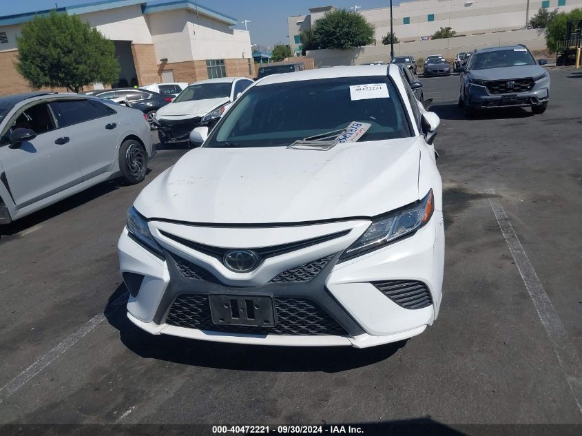 2018 Toyota Camry Se VIN: 4T1B11HK6JU653813 Lot: 40472221