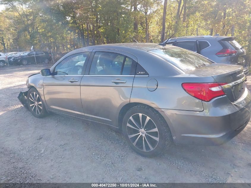 2012 Chrysler 200 Touring VIN: 1C3CCBBGXCN258225 Lot: 40472250