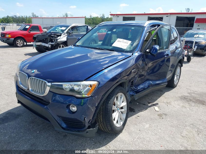 VIN 5UXWX9C33H0W76274 2017 BMW X3, Xdrive28I no.2