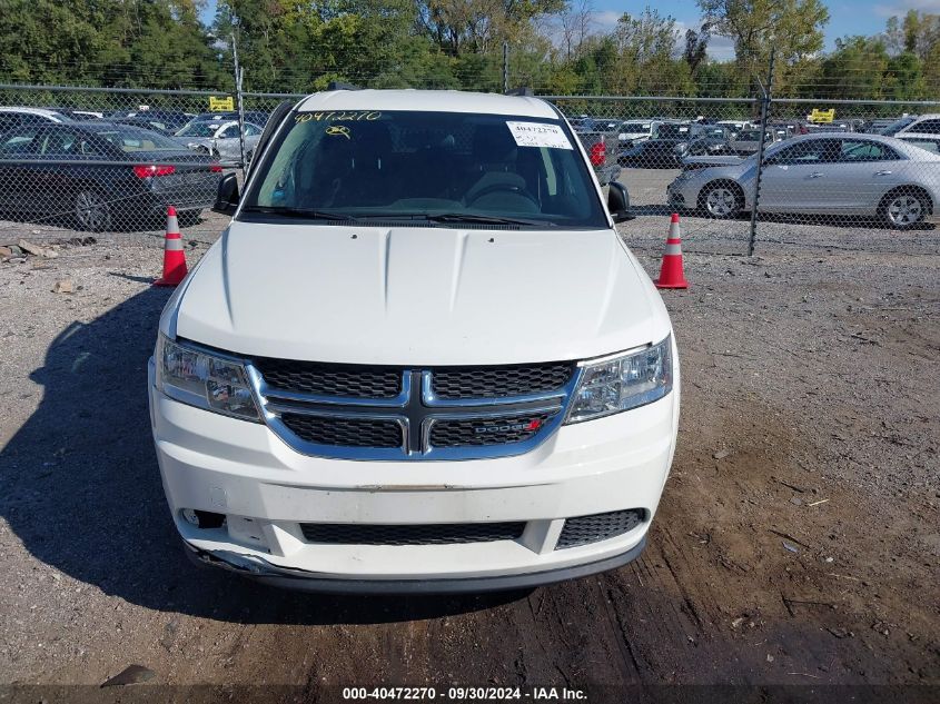 2016 Dodge Journey Se VIN: 3C4PDCAB7GT140161 Lot: 40472270