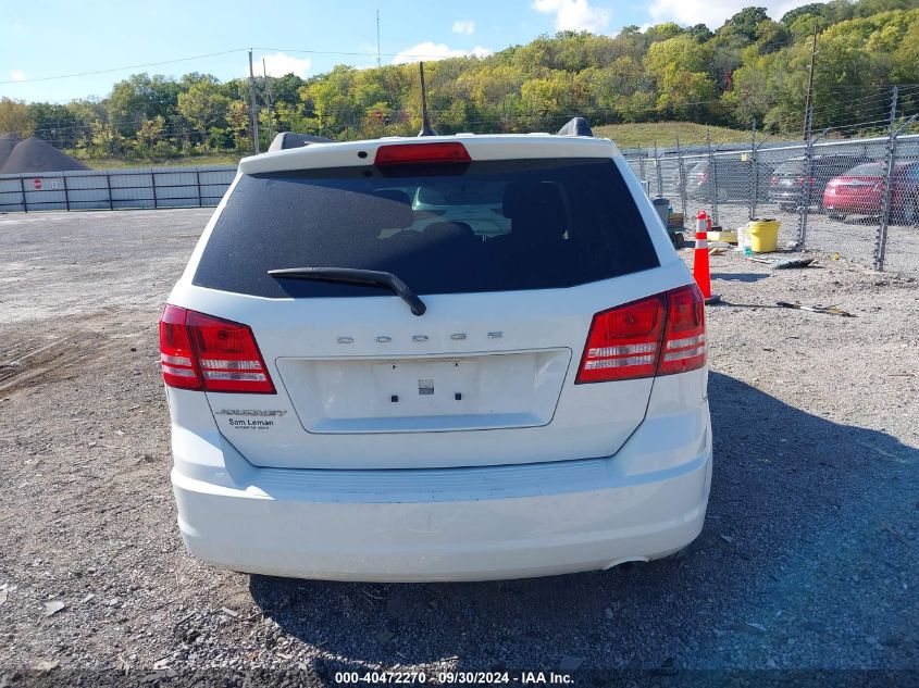 2016 Dodge Journey Se VIN: 3C4PDCAB7GT140161 Lot: 40472270