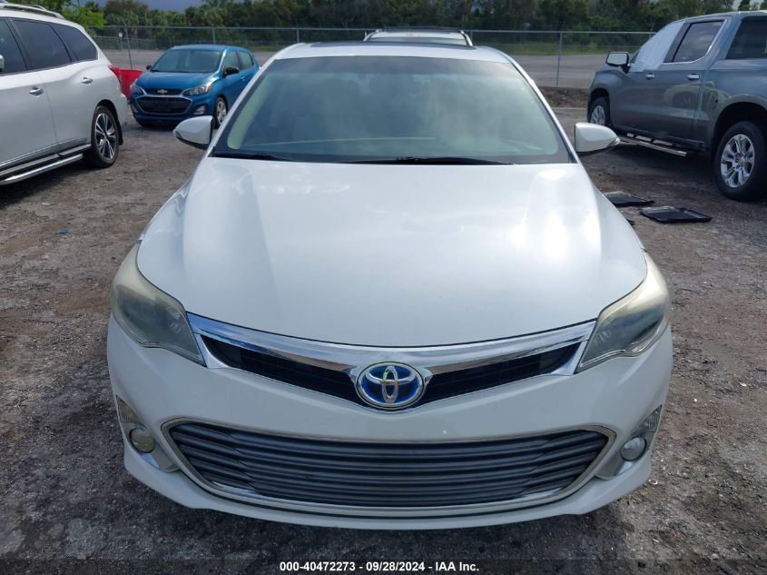 2015 Toyota Avalon Hybrid Limited VIN: 4T1BD1EB8FU040207 Lot: 40472273