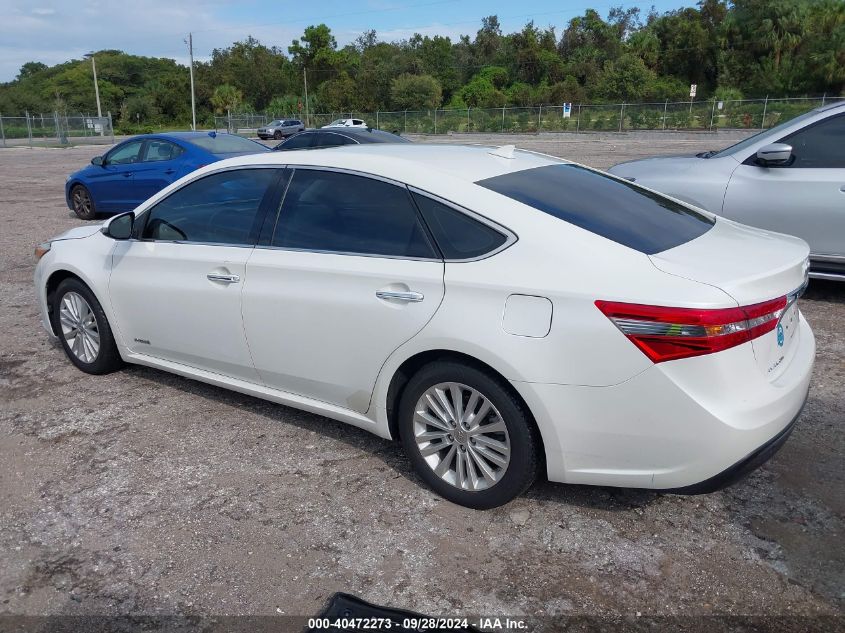 2015 Toyota Avalon Hybrid Limited VIN: 4T1BD1EB8FU040207 Lot: 40472273