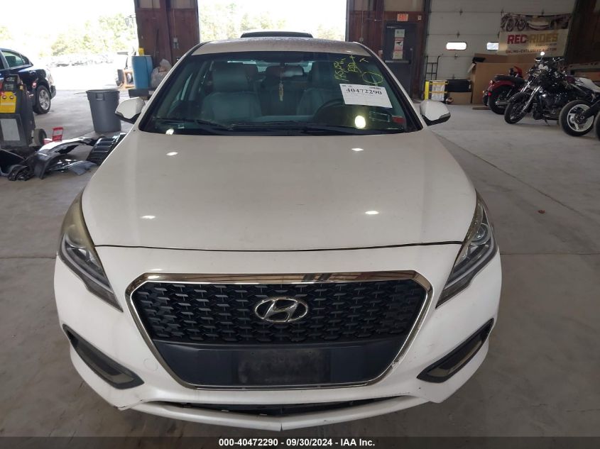 2017 Hyundai Sonata Hybrid Se VIN: KMHE24L10HA043458 Lot: 40472290