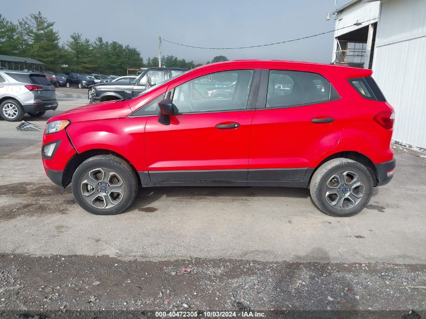 2019 Ford Ecosport S VIN: MAJ6S3FL1KC252371 Lot: 40472305