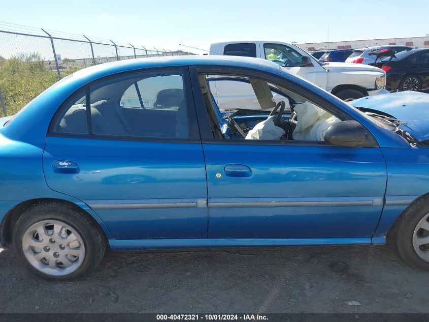 KNADC125536273411 2003 Kia Rio