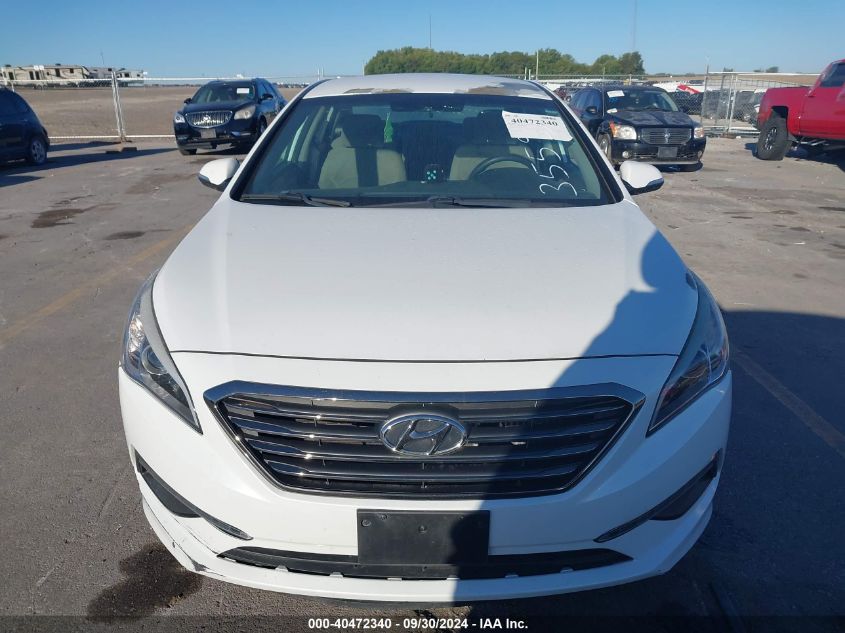 2015 Hyundai Sonata Eco VIN: 5NPE24AA9FH162543 Lot: 40472340