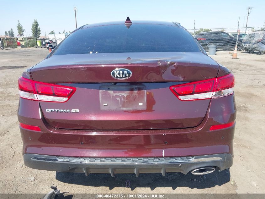 2019 Kia Optima Lx/S VIN: 5XXGT4L30KG309262 Lot: 40472375