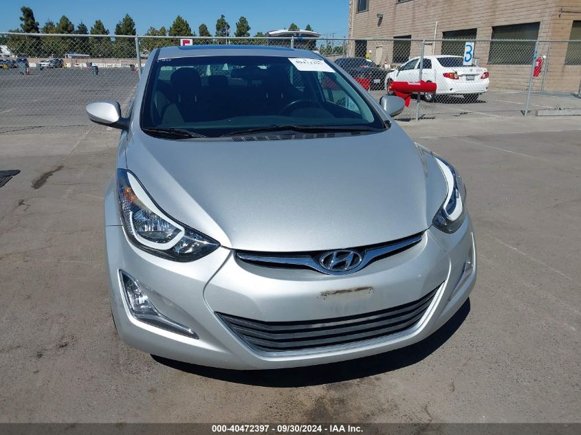 2016 Hyundai Elantra Value Edition VIN: 5NPDH4AE6GH774424 Lot: 40472397