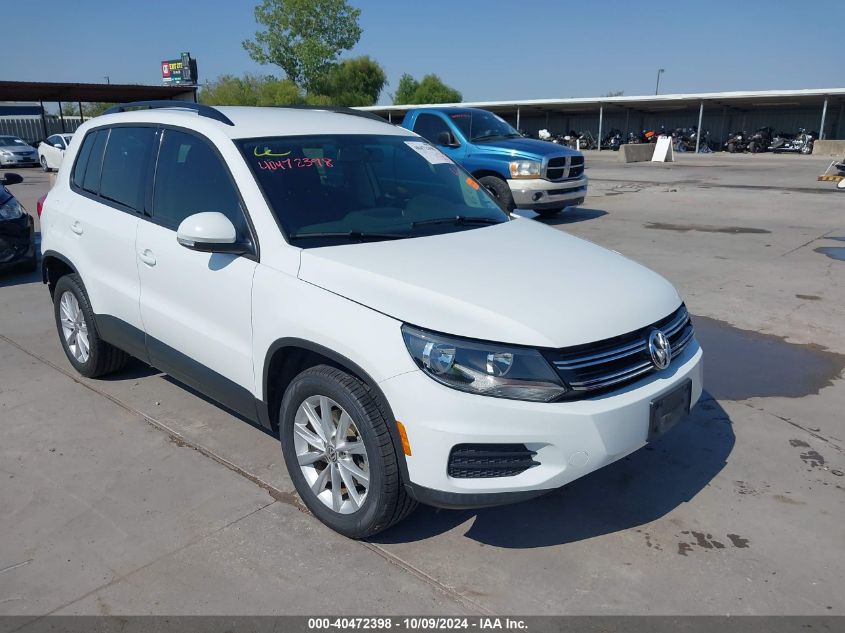 2017 VOLKSWAGEN TIGUAN 2.0T/S - WVGBV7AX2HK044821