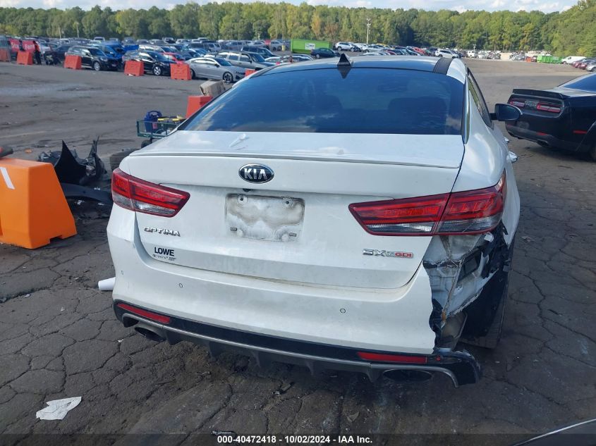 2016 Kia Optima Sx Turbo VIN: 5XXGW4L21GG022700 Lot: 40472418