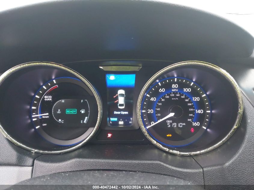 KMHEC4A41BA005996 2011 Hyundai Sonata Hybrid