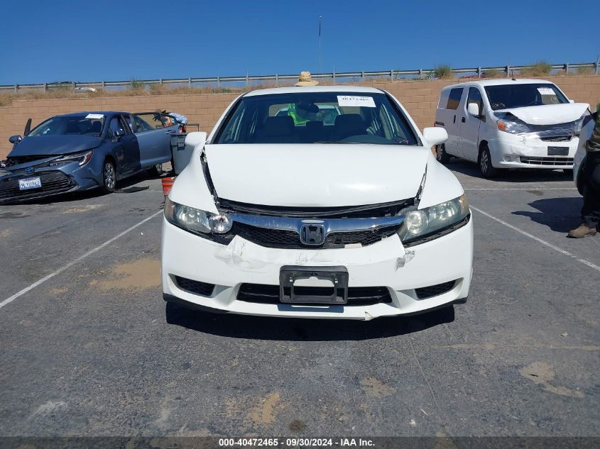 19XFA1F54AE011639 2010 Honda Civic Lx