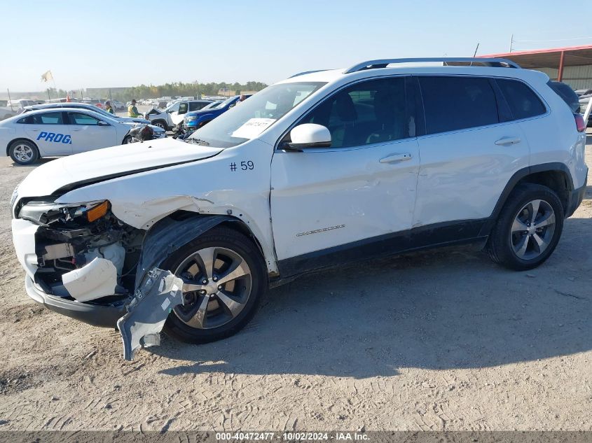 2019 Jeep Cherokee Limited 4X4 VIN: 1C4PJMDX1KD136143 Lot: 40472477