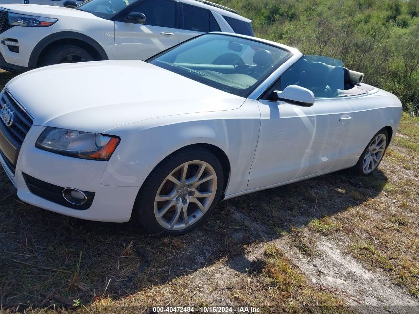 2011 Audi A5 2.0T Premium VIN: WAUAFAFH3BN014483 Lot: 40472484