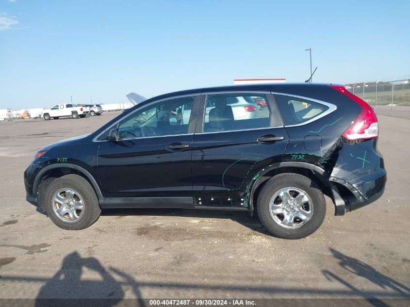 2013 Honda Cr-V Lx VIN: 2HKRM4H34DH691110 Lot: 40472487