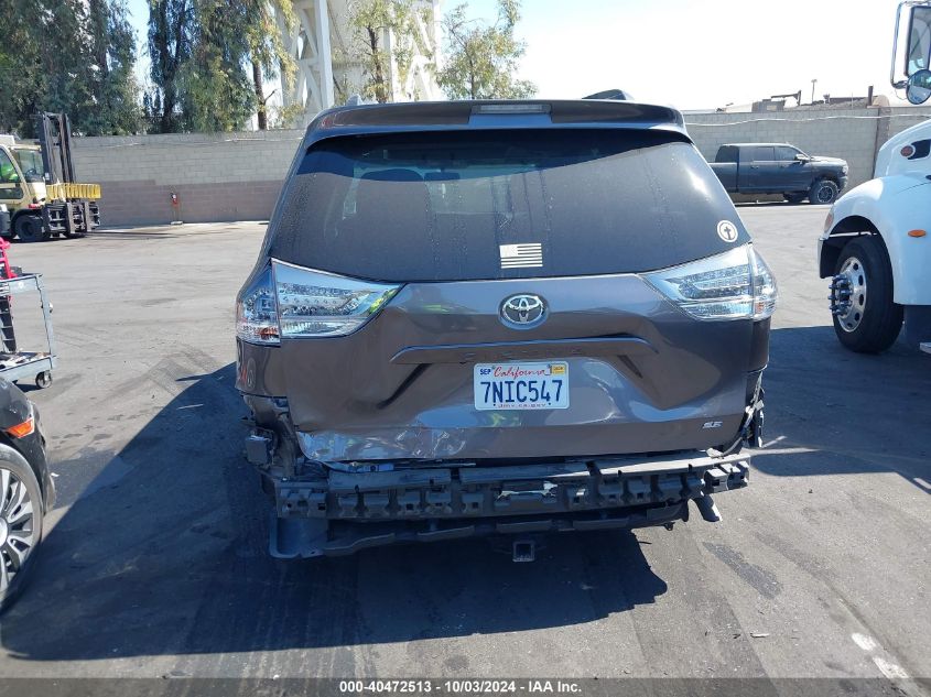 5TDXK3DC4FS642757 2015 Toyota Sienna Se 8 Passenger