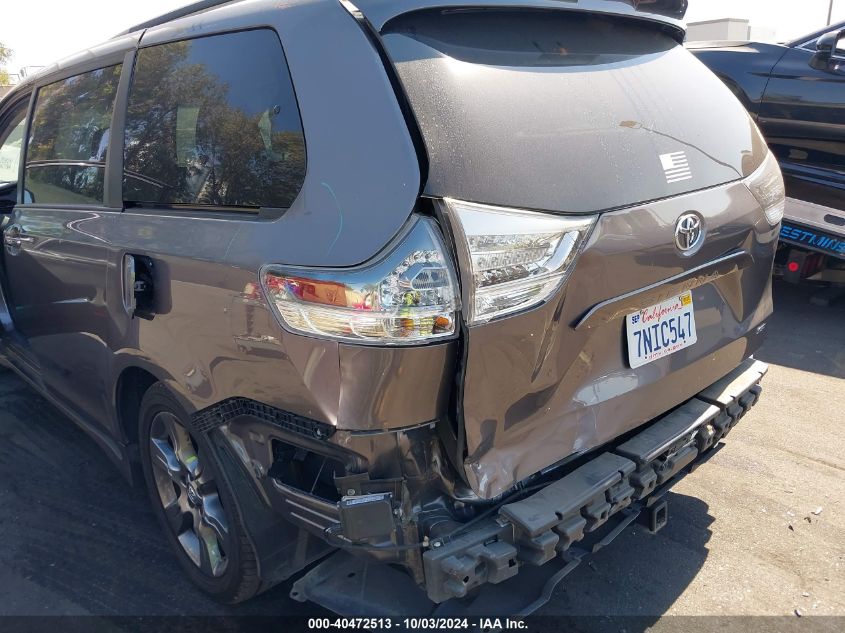 5TDXK3DC4FS642757 2015 Toyota Sienna Se 8 Passenger