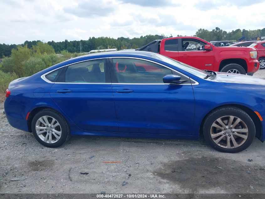 2015 Chrysler 200 Limited VIN: 1C3CCCAB9FN671172 Lot: 40472527