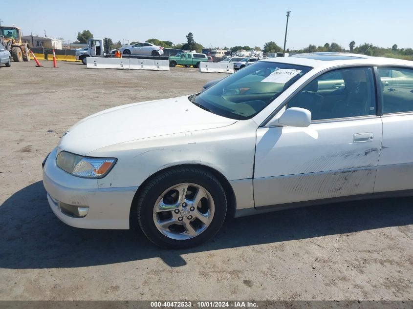 2001 Lexus Es 300 VIN: JT8BF28G210328900 Lot: 40472533