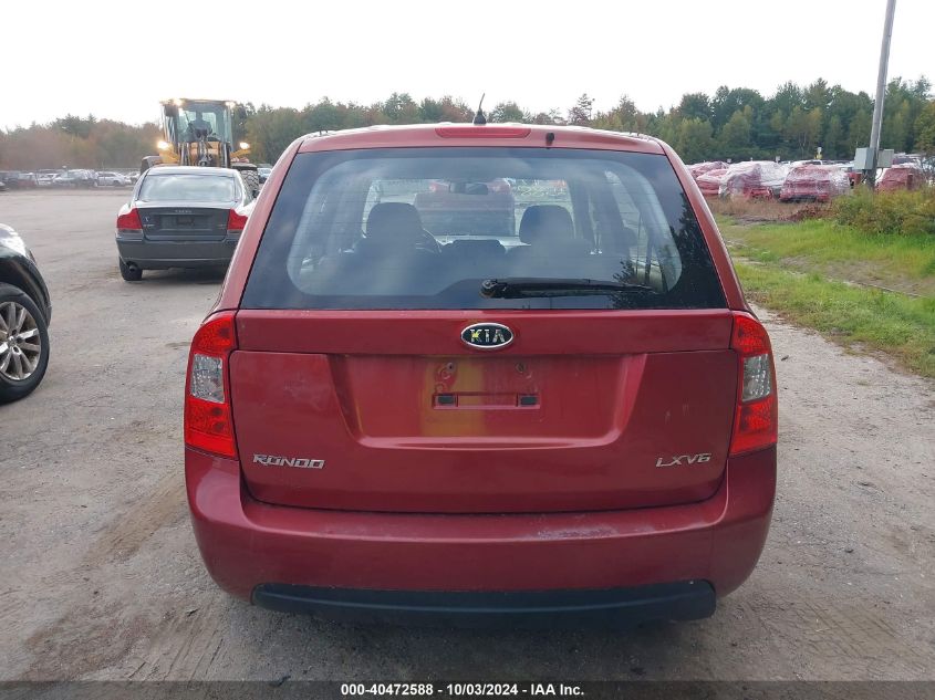 2008 Kia Rondo Lx V6 VIN: KNAFG526487206975 Lot: 40472588