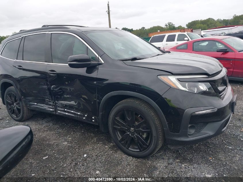 2021 Honda Pilot Awd Special Edition VIN: 5FNYF6H29MB073384 Lot: 40472590