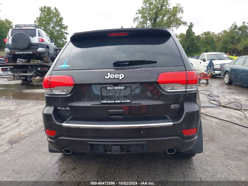 2016 Jeep Grand Cherokee Overland VIN: 1C4RJFCG7GC498139 Lot: 40472598