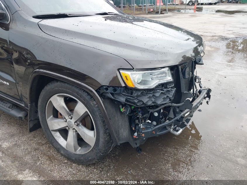 2016 Jeep Grand Cherokee Overland VIN: 1C4RJFCG7GC498139 Lot: 40472598