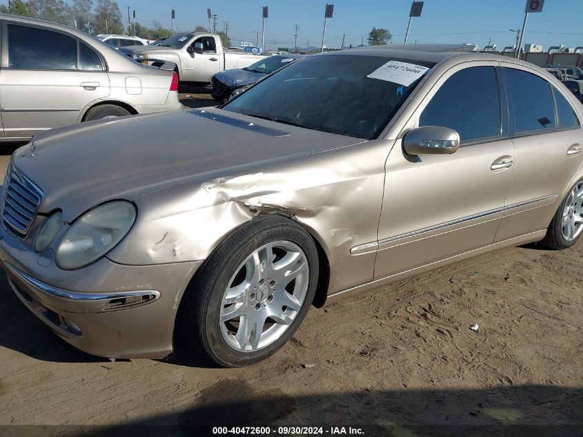 2003 Mercedes-Benz E 500 VIN: WDBUF70J83A112284 Lot: 40472600