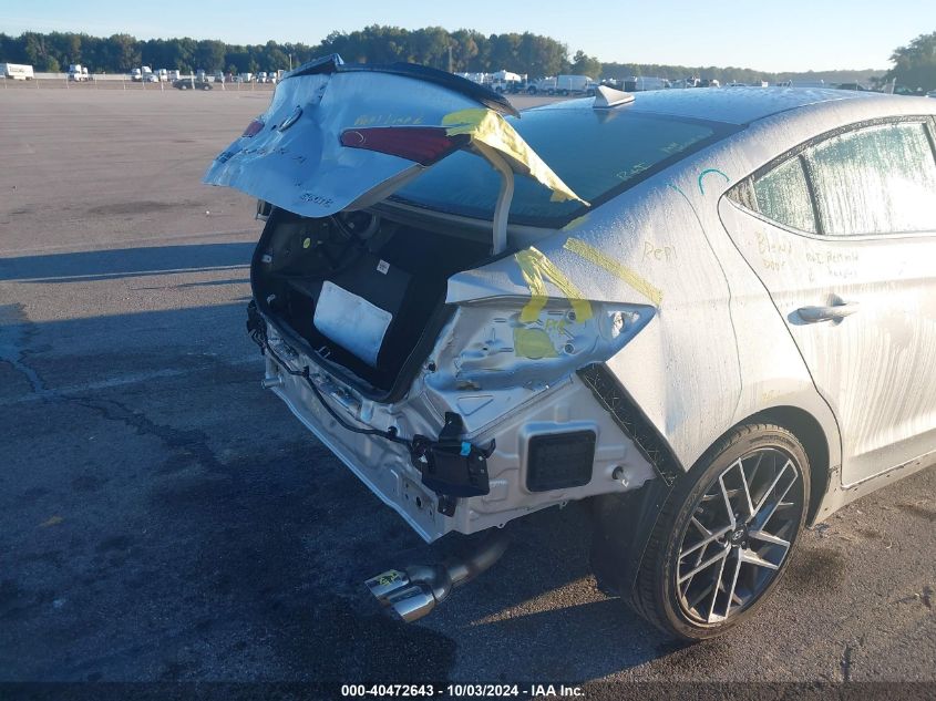 2019 Hyundai Elantra Sport VIN: KMHD04LB2KU865744 Lot: 40472643