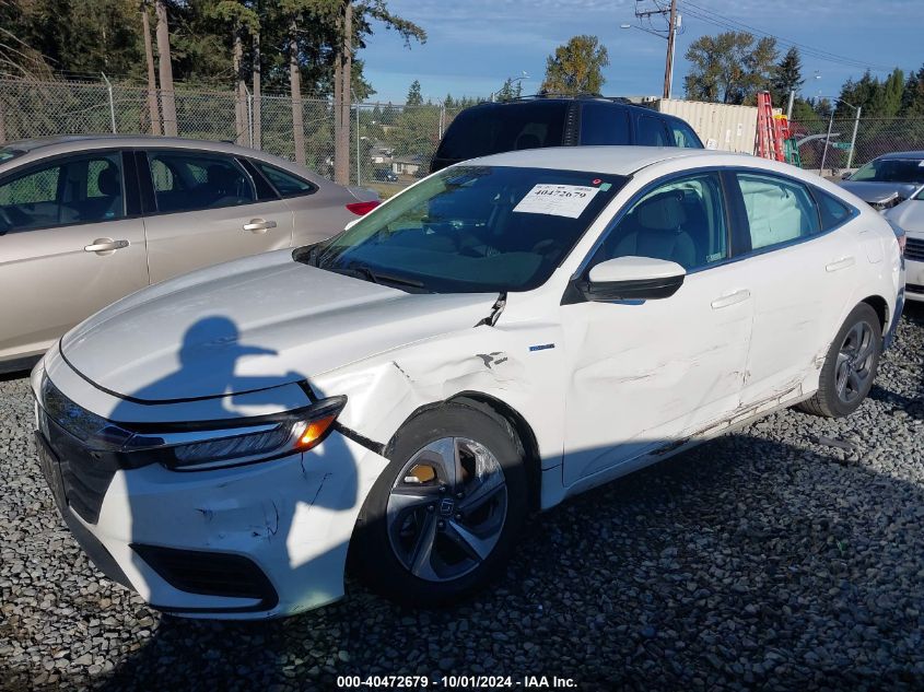 2019 Honda Insight Lx VIN: 19XZE4F16KE020702 Lot: 40472679