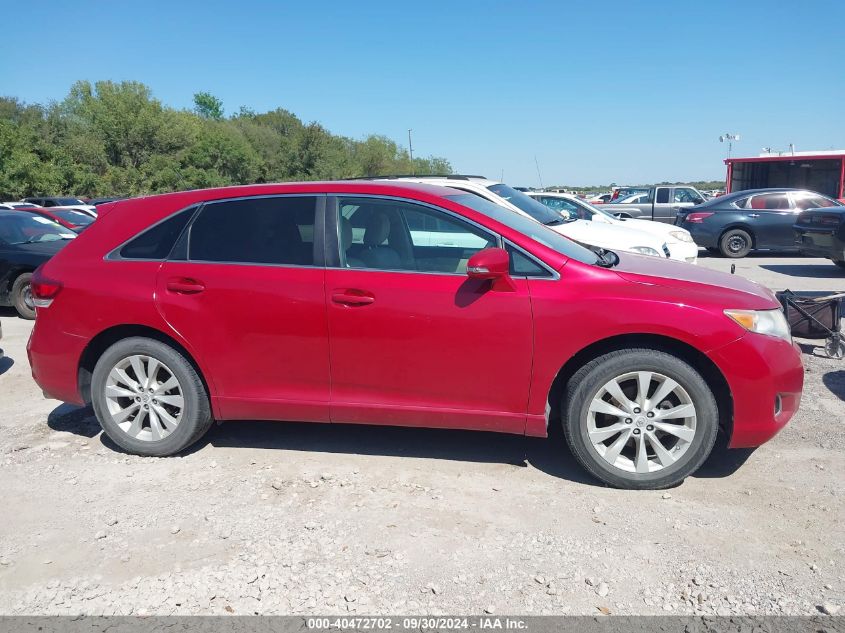 2013 Toyota Venza Le/Xle VIN: 4T3ZA3BB9DU063376 Lot: 40472702