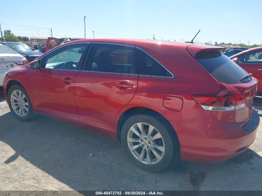 2013 Toyota Venza Le/Xle VIN: 4T3ZA3BB9DU063376 Lot: 40472702