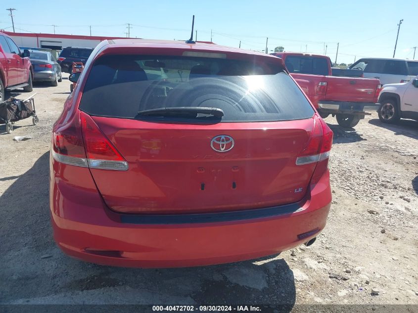 2013 Toyota Venza Le/Xle VIN: 4T3ZA3BB9DU063376 Lot: 40472702