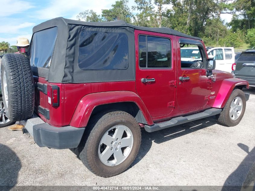 2012 Jeep Wrangler Unlimited Sahara VIN: 1C4BJWEG4CL138920 Lot: 40472714