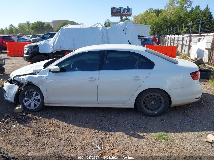 2017 Volkswagen Jetta 1.4T S VIN: 3VW2B7AJ3HM289853 Lot: 40472727