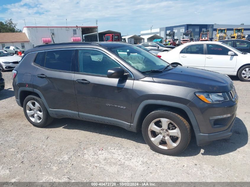 2018 Jeep Compass Latitude Fwd VIN: 3C4NJCBB8JT193392 Lot: 40472728