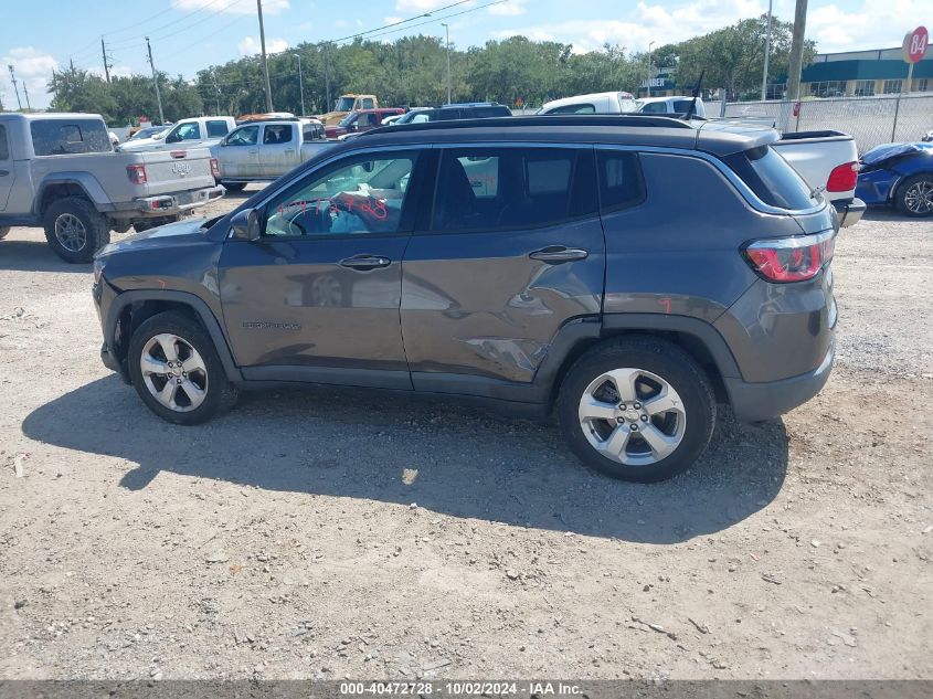 2018 Jeep Compass Latitude Fwd VIN: 3C4NJCBB8JT193392 Lot: 40472728