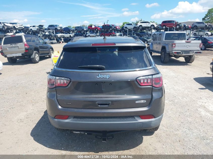 2018 Jeep Compass Latitude Fwd VIN: 3C4NJCBB8JT193392 Lot: 40472728