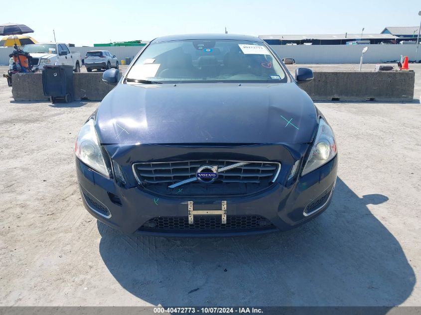 2013 Volvo S60 T5/T5 Platinum/T5 Premier/T5 Premier Plus VIN: YV1612FS6D2185767 Lot: 40472773