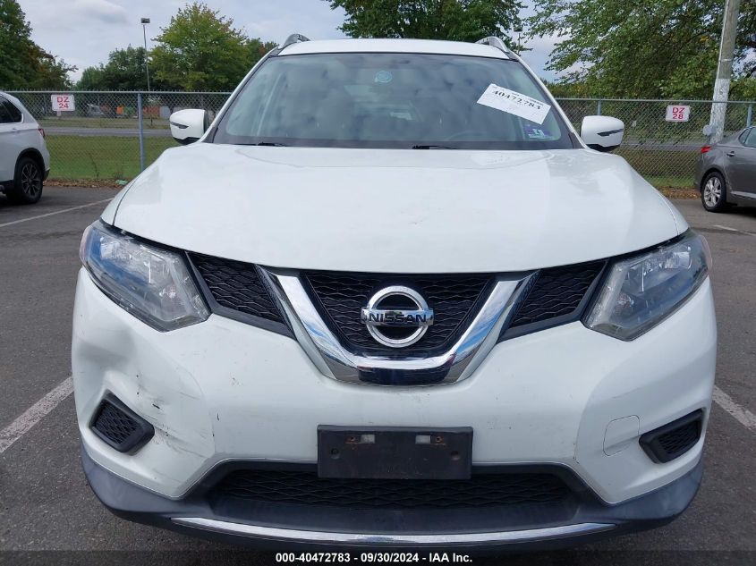 2016 Nissan Rogue S VIN: KNMAT2MV1GP729719 Lot: 40472783