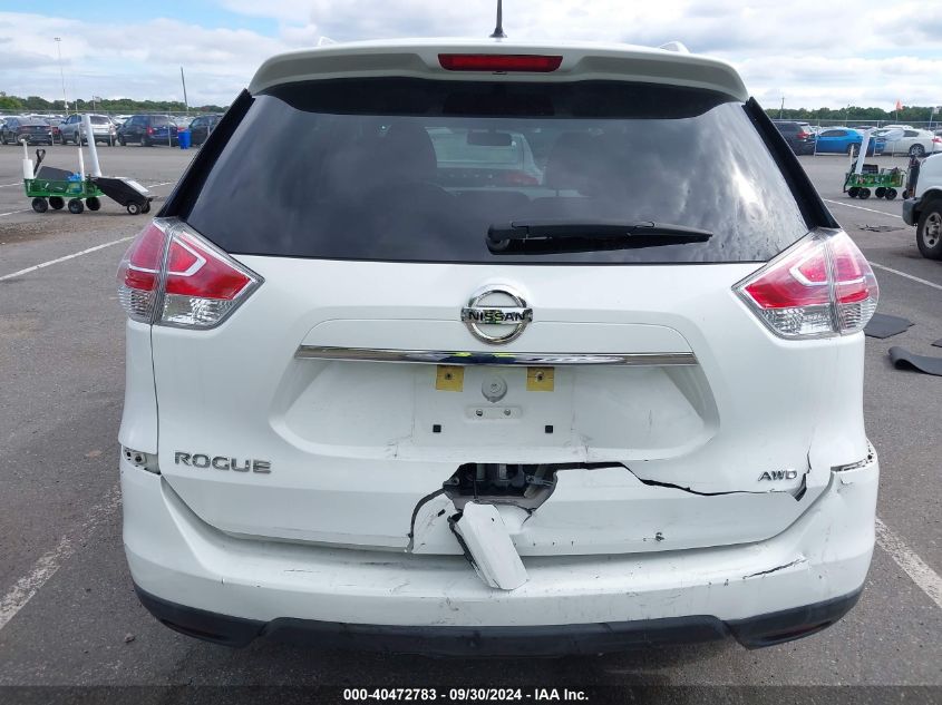 2016 Nissan Rogue S VIN: KNMAT2MV1GP729719 Lot: 40472783